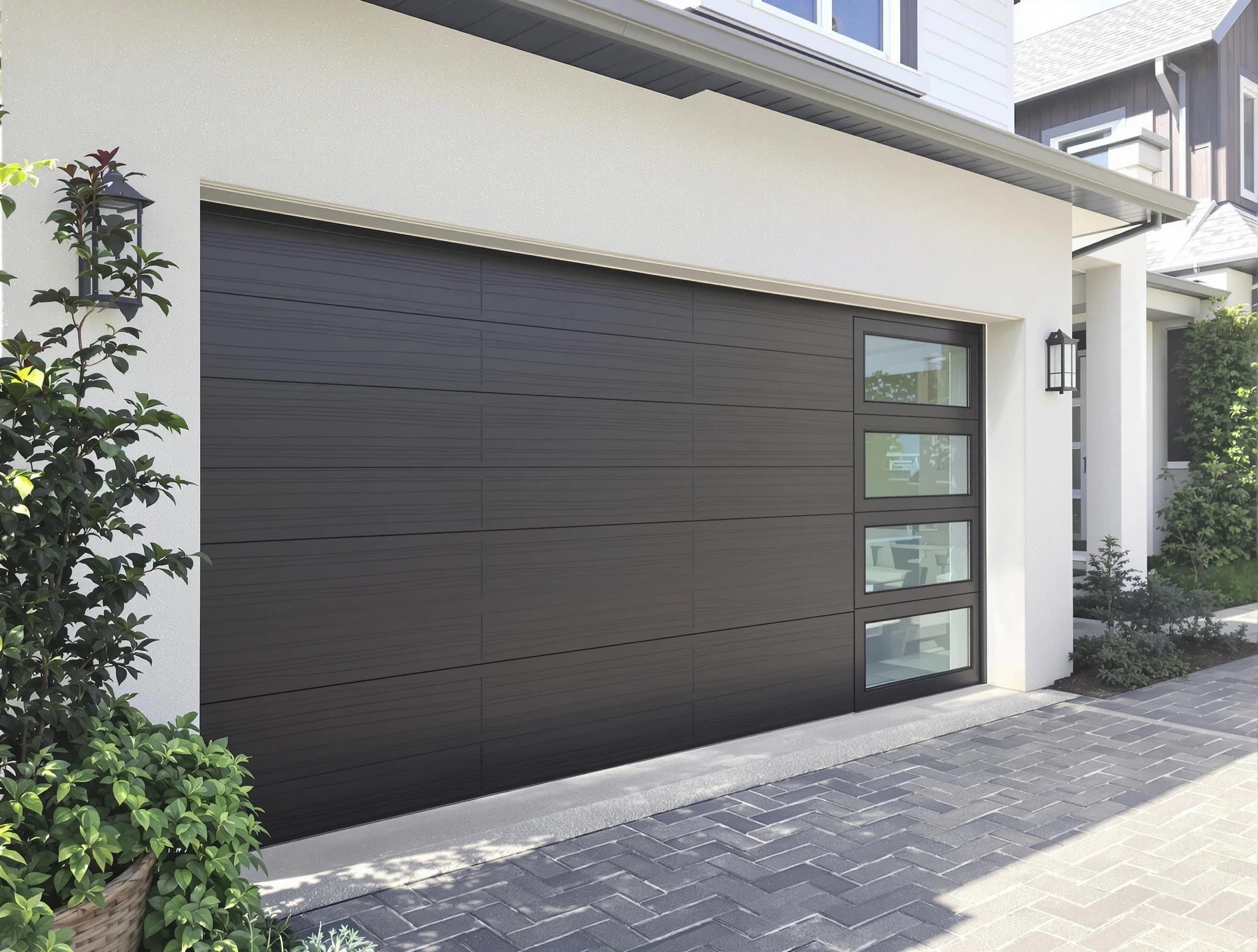 Custom garage door installation by West Point Garage Door Repair in West Point