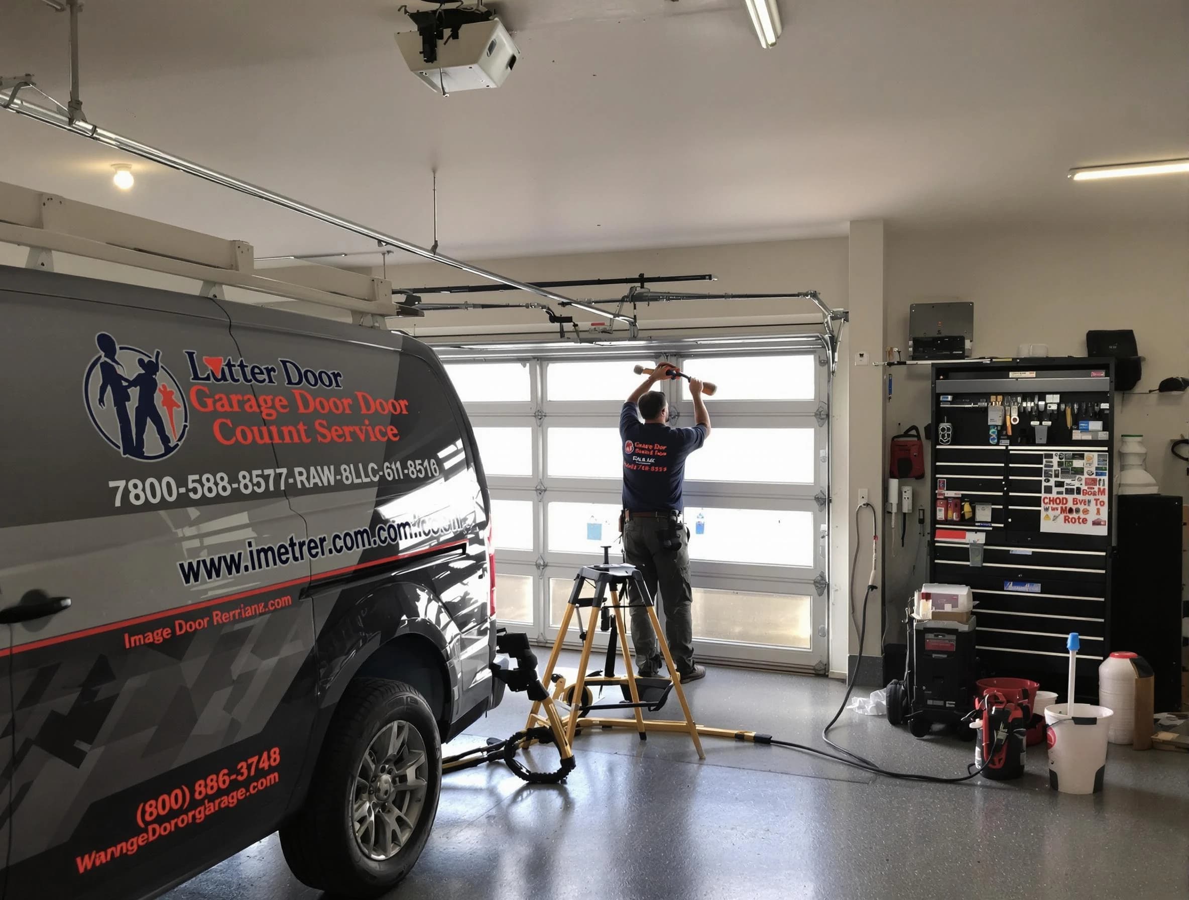 West Point Garage Door Repair rapid response team performing same-day repair in West Point