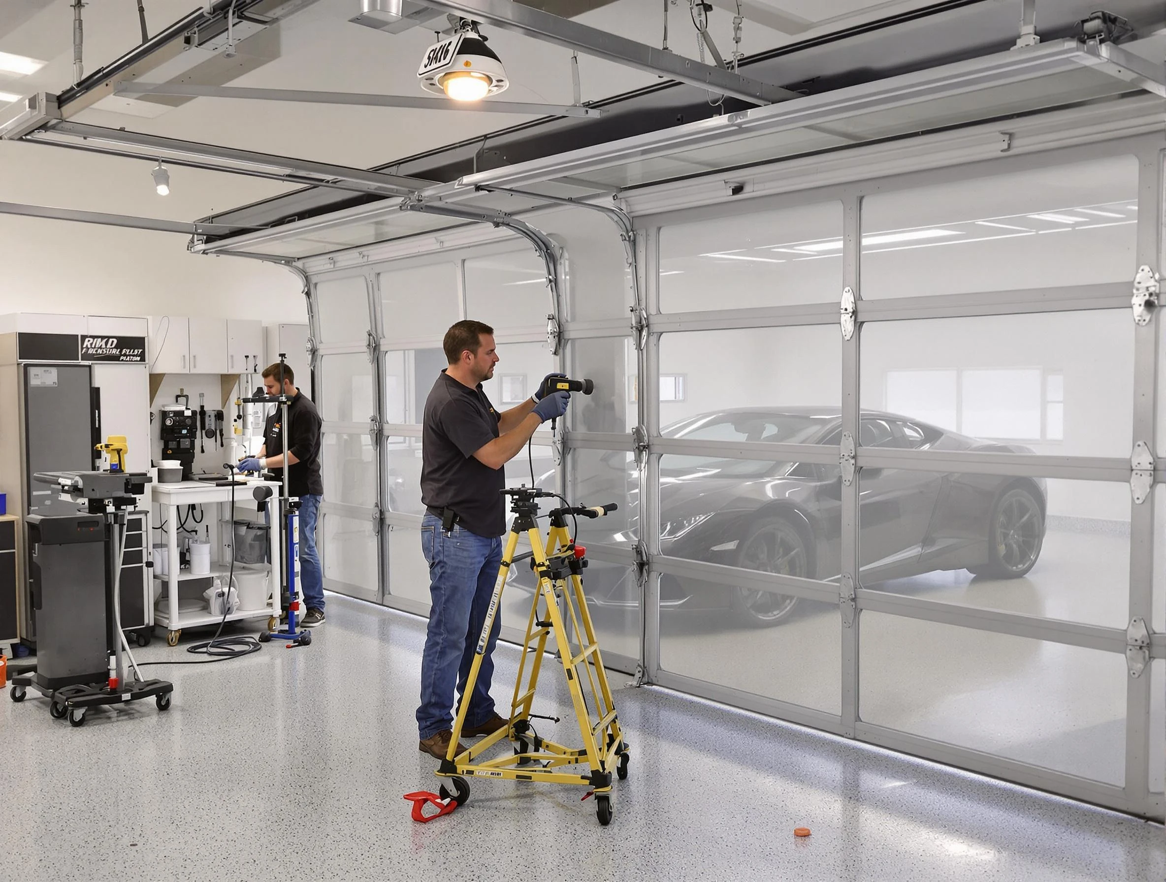 Garage Door Dents Repair in West Point