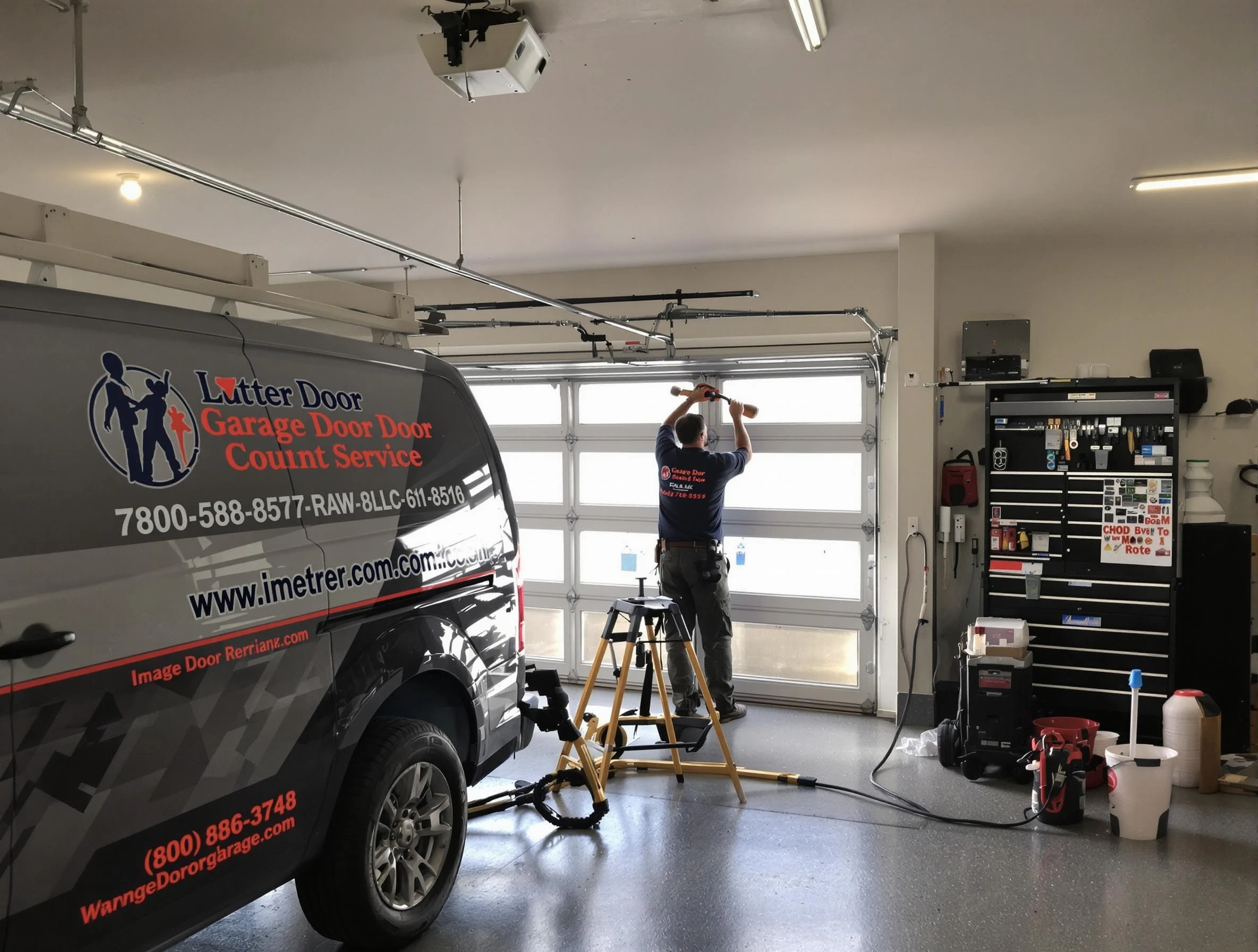 West Point Garage Door Repair rapid response team performing same-day repair in West Point